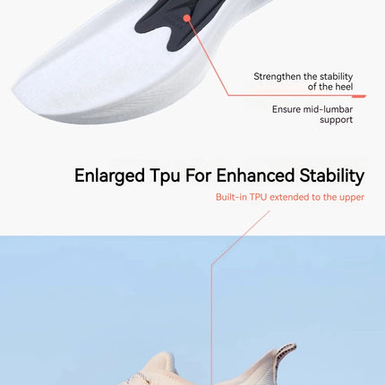 Xtep 2000KM 2.0 Running Shoes Women  Summer Shock Absorption Professional TPU Sneakers 876218110044 (suggest half size down) PlatiNum