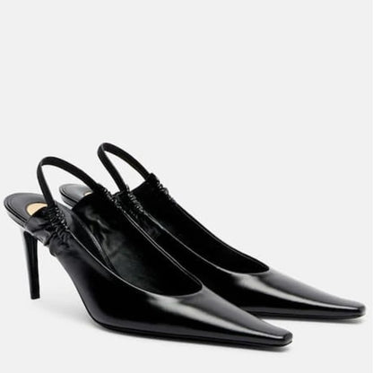 2026Women's Springand SummerPointed StilettoHigh HeelsBaotouCommutingSandals FrenchStyle VersatileRear StrapFashion BanquetShoes