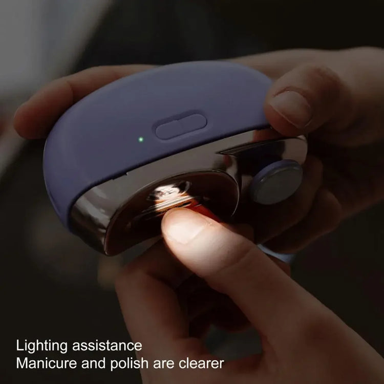 3-in-1 Electric Nail Trimmer for Seniors & Adults, Automatic Nail Clipper with Polishing, Rechargeable Safe Nail Cutter for Elderly Kids