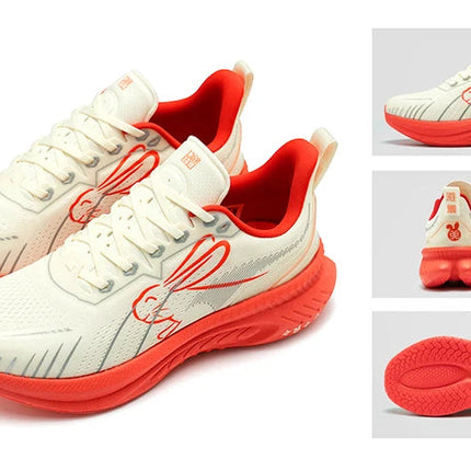 Scarpe da corsa ONEMIX Paraurti rosso riflettente Elite Scarpe sportive con rialzo di altezza per scarpe da ginnastica da passeggio in mesh traspirante per esterni da uomo platinumshop
