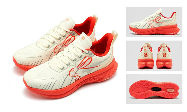 Scarpe da corsa ONEMIX Paraurti rosso riflettente Elite Scarpe sportive con rialzo di altezza per scarpe da ginnastica da passeggio in mesh traspirante per esterni da uomo platinumshop