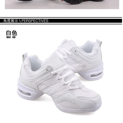 New Soft Outsole Breath Dance Shoes Women Sports Feature Dance Sneakers Jazz Hip Hop Shoes Woman Dancing Shoes Ladies Sneakers