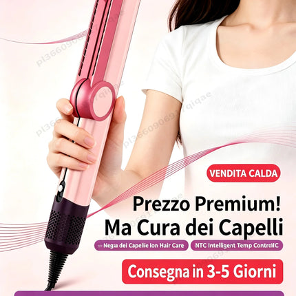 Local Ship SenCiciMen 2 IN 1 High Quality Hair Straightener Negative Ion Hair-care Wet/Dry Straightening Hot Styling Tools Intelligent Temperature Control No heat Damage Hair dryer Lock in Moisture & Shine Hair Straighteners