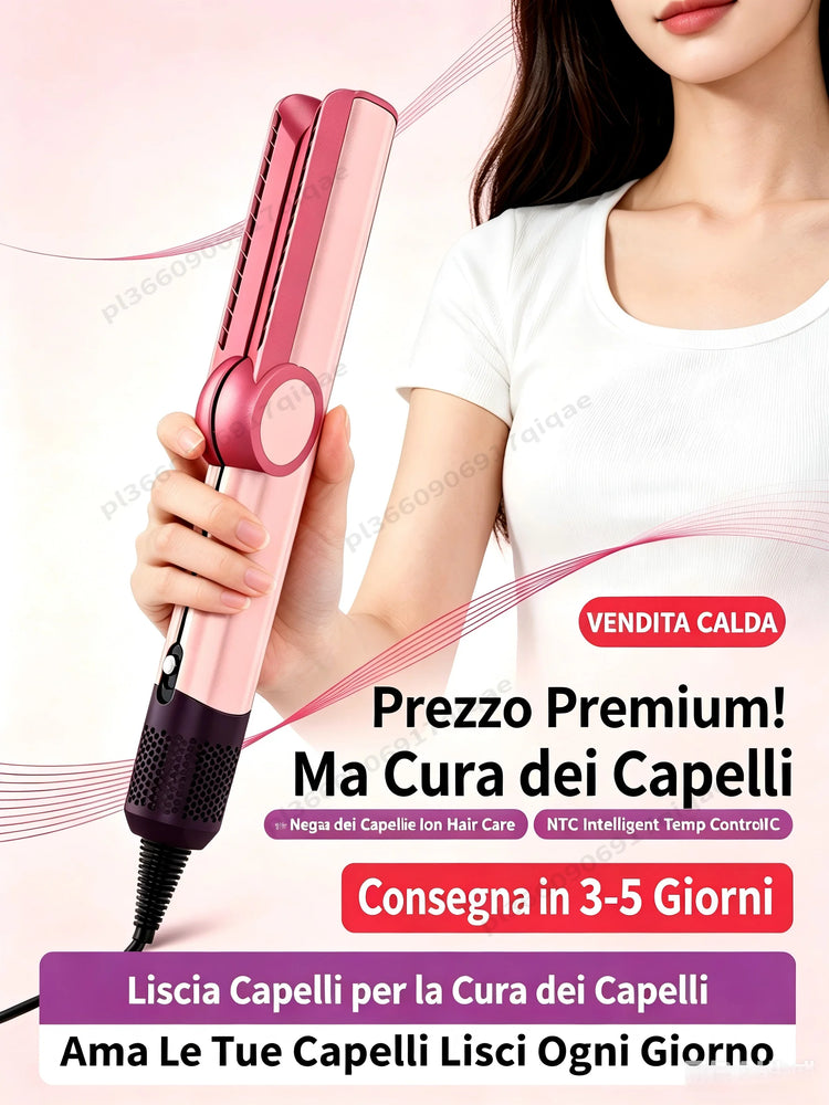 Local Ship SenCiciMen 2 IN 1 High Quality Hair Straightener Negative Ion Hair-care Wet/Dry Straightening Hot Styling Tools Intelligent Temperature Control No heat Damage Hair dryer Lock in Moisture & Shine Hair Straighteners