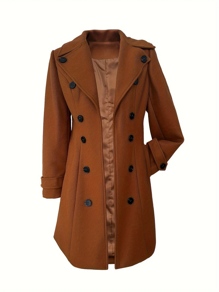 Autumn Winter New Woolen Coat Suit Collar Temperament Loose Thick Coat Fashion Commuting Versatile Women's Clothing