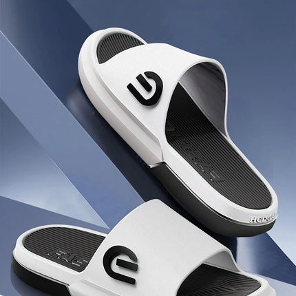 Pantofole da uomo alla moda Suola morbida in PVC Scivoli antiscivolo Infradito da spiaggia casual all'aperto Pantofole da bagno per la casa Nuovo sandalo