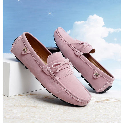 Scarpe di lusso da uomo Coppia mocassini in pelle scamosciata fatti a mano da donna Scarpe basse da guida Scarpe slip-on Mocassini comodi Scarpe casual da uomo