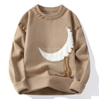 2025 Korean Style Men Women Sweater Knitted Trendy Youth Student Style Knitwear Top Casual Warm Crew Neck Knitted Pullover 4XL-M