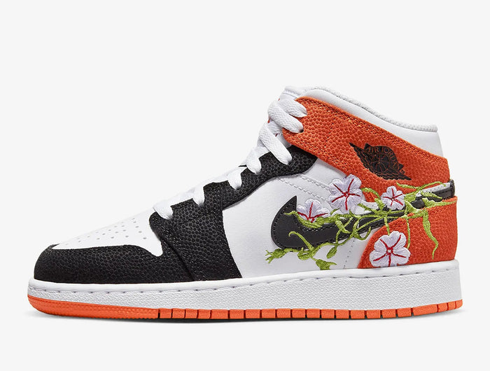 Scarpe da skate da ragazza Nike Authentic Air Jordan 1 Mid (GS) DQ8390-100 platinumshop