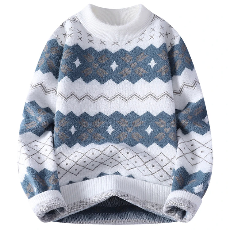 Winter Sweaters for male men thick O-neck sweater men Student youth sweaters autumn Men's wool Casual Knitwear Pullover