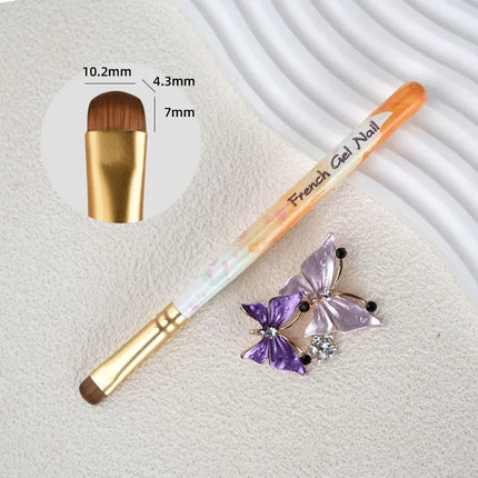 8 Styles Multi Color Gel Nail Art Brushes Professional Painting Tools For Gel Nail Extension Acrylic Nails Builder Nail Accessories 2027