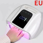 96W Wireless UV LED Nail Dryer, Rechargeable Nail Lamp with Metal Base, Portable Cordless Manicure Curing Light for Gel Polish