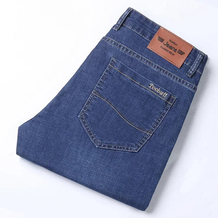 Pantaloncini di jeans da uomo nuovi estivi Moda colore chiaro Casual allentato multi-tasca pantaloni dritti da cinque minuti pantaloncini elastici al ginocchio