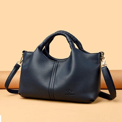 Trendy Crossbody Bag for Women Urban Minimalist Style PU Material Medium Size Zipper Opening Soft Shape Square Daily Match PlatiNum