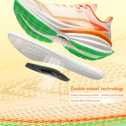ONEMIX YUE SHUANG Scarpe da corsa per uomo con cuscino d'aria, scarpe sportive da coppia, scarpe da corsa sportive, scarpe da passeggio per donna, sneakers da esterno PlatiNum