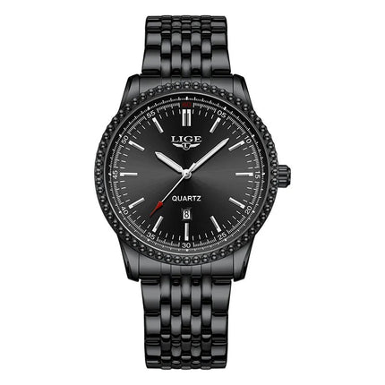 LIGE Nuovi orologi da uomo Orologi da polso al quarzo da uomo di lusso delle migliori marche Cronografo sportivo impermeabile e luminoso Relogio Masculino+BOX platinumshop