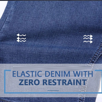 Nuovi pantaloncini di jeans di fascia alta da uomo nella primavera e nell'estate del 2025, pantaloncini di jeans casual da lavoro di marca larghi e versatili