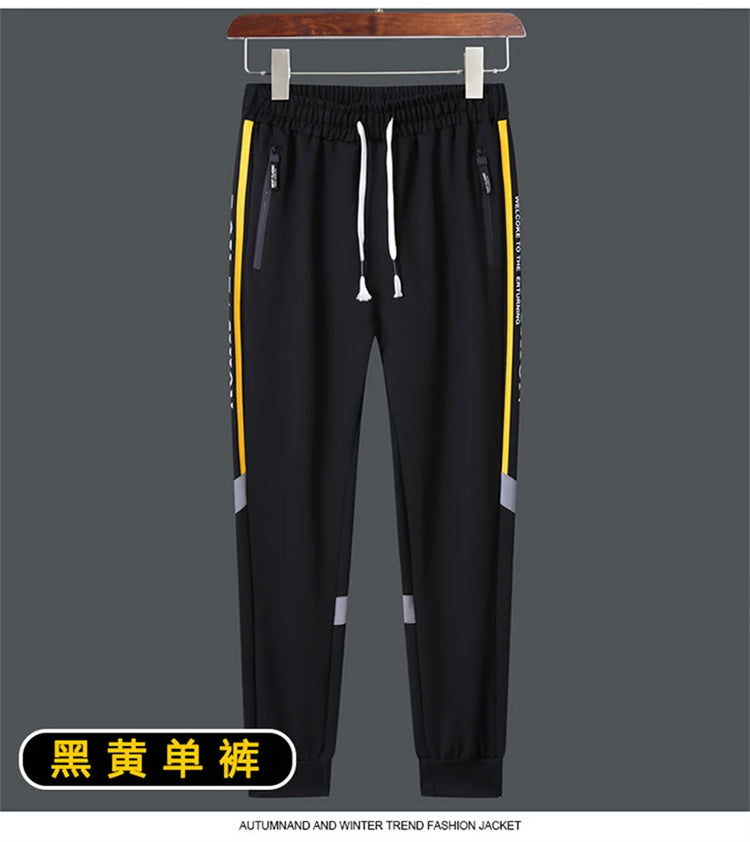 2027 New Style Men Cardigan and Pants Casual 2 Piece Set Sportswear Spring and Autumn Men's Clothing Printed Tracksuits Hoodies