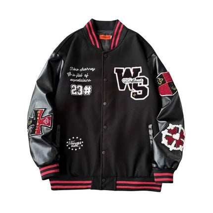 2025 Fashion Trend Baseball Jacket American Style Men's Casual Retro Coat Street Fashion Harajuku Brand Autumn Coat y2k clothes
