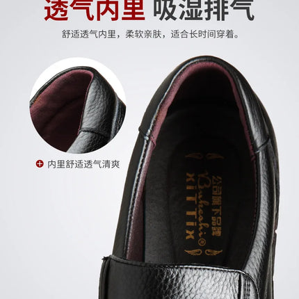 Scarpe estive nuove da uomo in pelle con suola morbida Scarpe basse casual Scarpe da passeggio per esterni Scarpe comode in morbida pelle alla moda Mocassini
