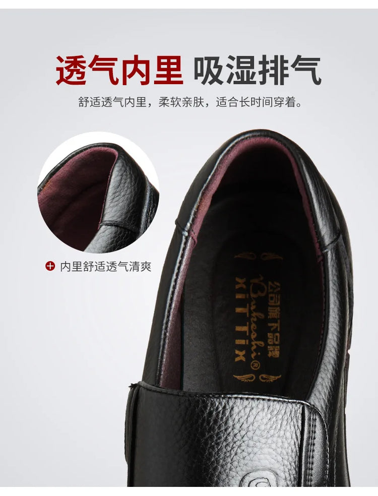Scarpe estive nuove da uomo in pelle con suola morbida Scarpe basse casual Scarpe da passeggio per esterni Scarpe comode in morbida pelle alla moda Mocassini