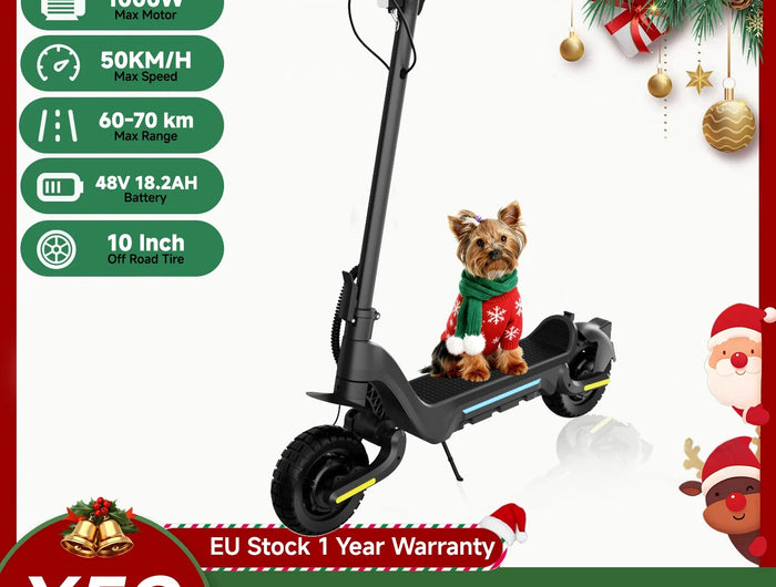 TODIMART X5S scooter elettrici per adulti doppio motore 2000W 48V 18.2Ah velocità 50 km/h pneumatico fuoristrada pieghevole 10" platinumshop