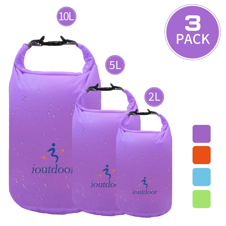 Borsa impermeabile 2L5L10L/20L40L70L, borsa impermeabile piccola e leggera per kayak, nuoto, pesca, rafting, galleggiante