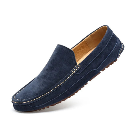 Mocassini da uomo in pelle scamosciata di lusso 2022 scarpe casual da uomo scarpe da barca fatte a mano da uomo Slipon scarpe da guida mocassini maschili Zapatos