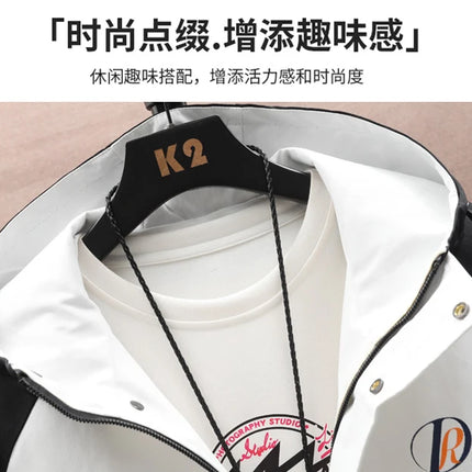 Spring Autumn New Men Casual Sets Mens Hooded Tracksuit Sportswear Jackets+Pants 2 Piece Set Hip Hop Running Sports Suit