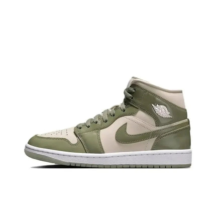 Nike Jordan 1 Retro High-Top Sneakers da basket traspiranti, antiscivolo e durevoli, unisex DV0991-101 platinumshop