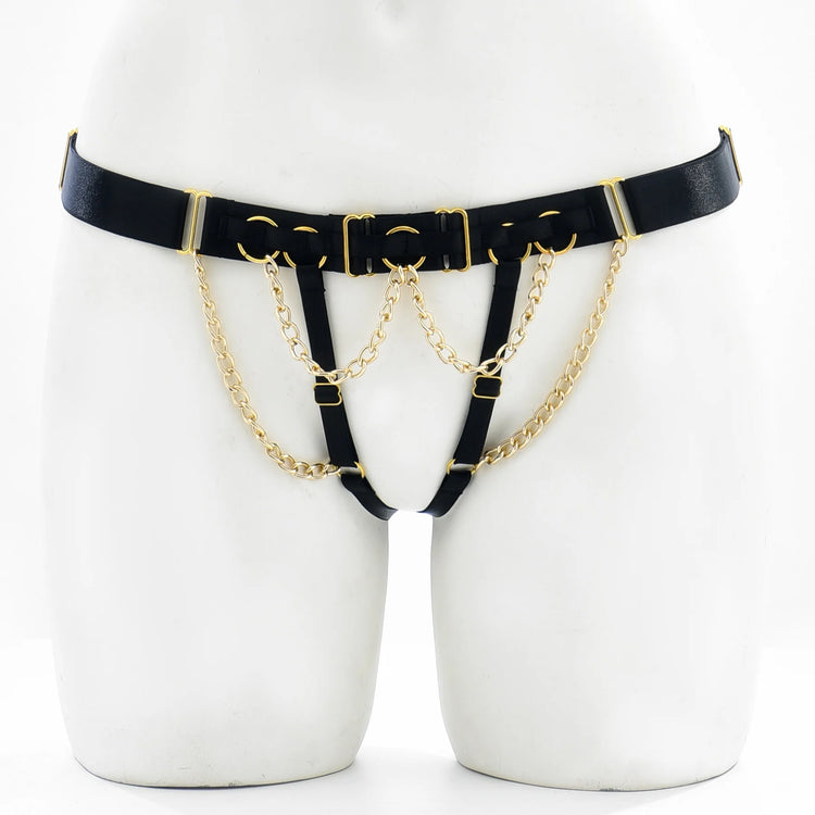 Sexy Harness Panties Body Cage Underwear Girls Hollow Adjustable Underpants Women Body Chain Summer Thin Lingerie Female Briefs