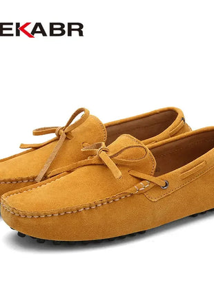 Dekbr Casual uomo scarpe in vera pelle estate traspirante verde mocassini da uomo scarpe in pelle Sapato Masculino Zapatos Hombre