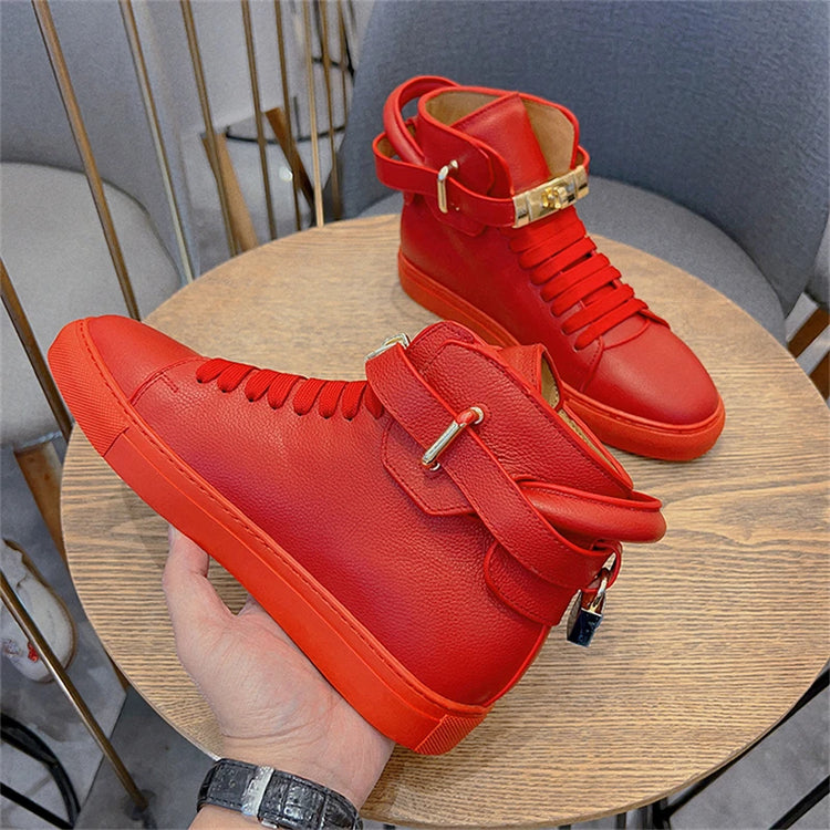 Male Genuine Natural Leather Shoes Luxury Brand Comfortable Casual White Designer High Quality Sneakers Gifts For Man Original