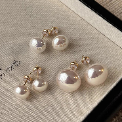 Nuovi orecchini di perle in argento sterling 925 con fascino di personalità, orecchini da donna con fascino squisito, regalo di compleanno, gioielli squisiti platinumshop