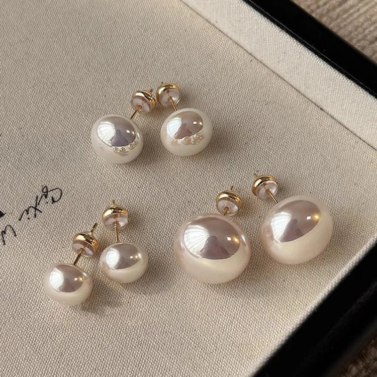 Nuovi orecchini di perle in argento sterling 925 con fascino di personalità, orecchini da donna con fascino squisito, regalo di compleanno, gioielli squisiti platinumshop
