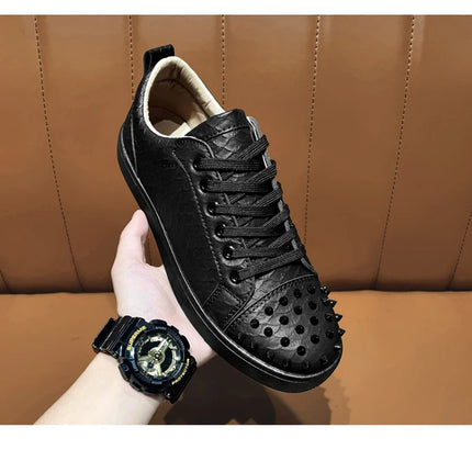 Comfortable Breathable Studded Sneakers for Men Women Casual Sports Shoes Fashion Lightweight Walking Shoes
