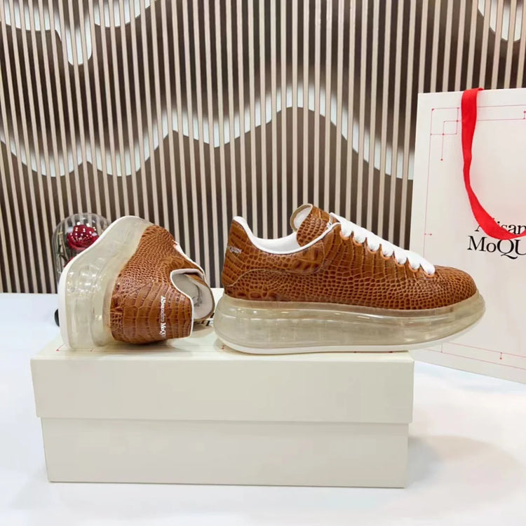 Handcrafted Leather Casual Sneakers Man Platform Trainers Unisex Originality Flat Loafers Men's Footwear