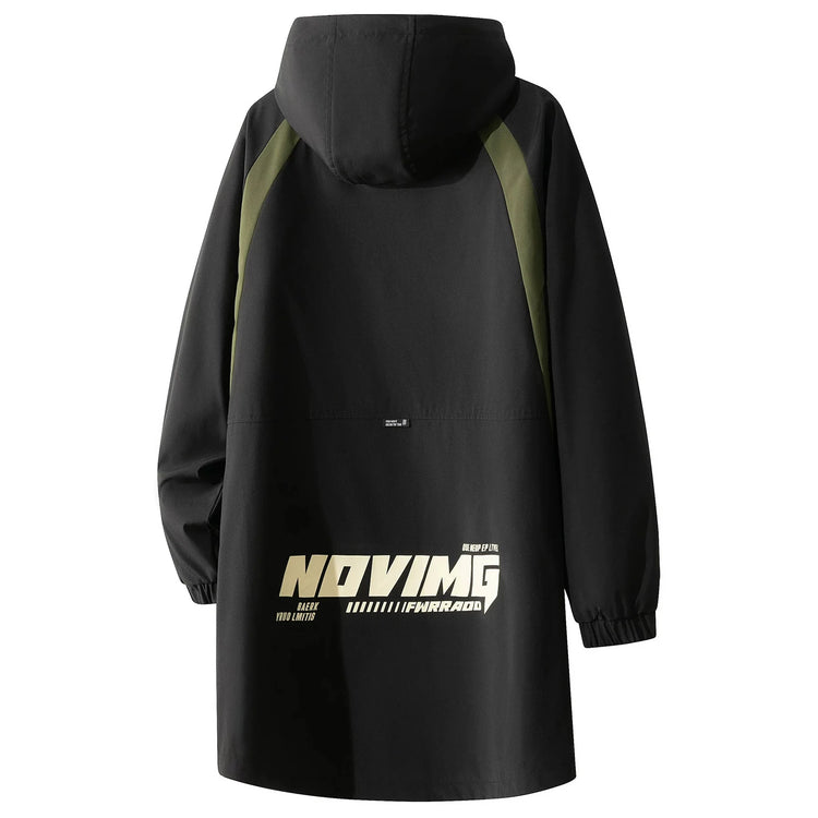 8XL Plus Size Men Jackets Windbreaker Long Hooded Coat Man Big Size 7XL Jackets Outwear