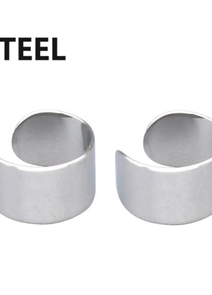 1/16 paia di orecchini a bottone magnetici da uomo in acciaio inossidabile con croce Non penetrante orecchini a cerchio Unisex CZ Magnet Clip on Earring platinumshop