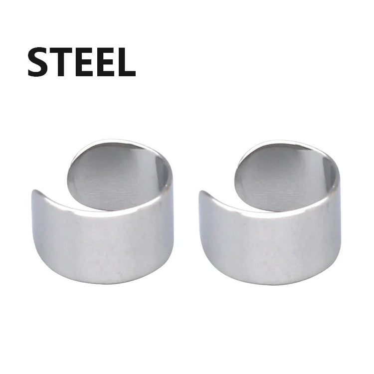 1/16 paia di orecchini a bottone magnetici da uomo in acciaio inossidabile con croce Non penetrante orecchini a cerchio Unisex CZ Magnet Clip on Earring platinumshop