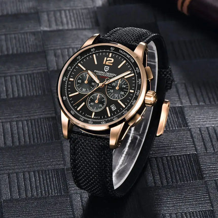 Orologio al Quarzo da Uomo Pagani Design VK63, 41MM, Vetro Zaffiro, Impermeabile 10 Bar, Sportivo, Reloj Hombre