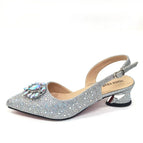 A PAIR SHOES Silver / 42