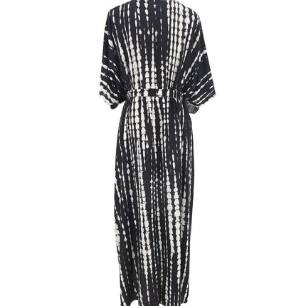 Copricostume da spiaggia da donna con apertura sul davanti, maxi cardigan, kimono, costume da bagno con cinture platinumshop