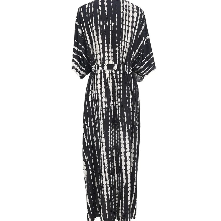 Copricostume da spiaggia da donna con apertura sul davanti, maxi cardigan, kimono, costume da bagno con cinture platinumshop