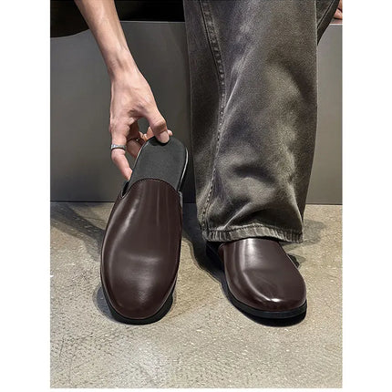 Nuovi Mocassini da Uomo 2026, Scarpe Eleganti di Lusso in Pelle Verniciata, Antiscivolo, per Esterni, Estive, Fatti a Mano