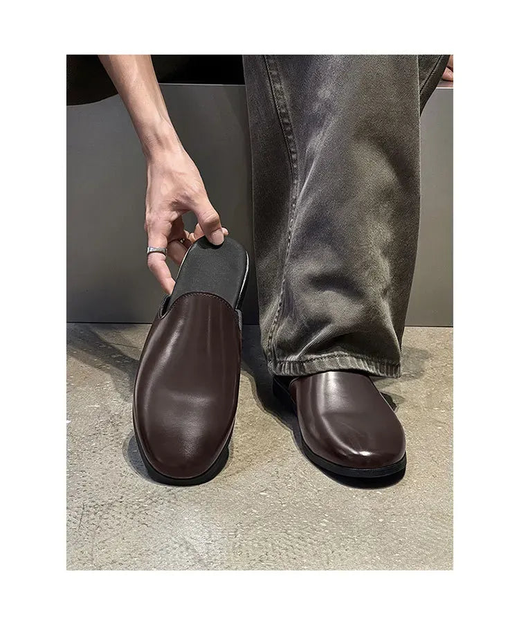 Nuovi Mocassini da Uomo 2026, Scarpe Eleganti di Lusso in Pelle Verniciata, Antiscivolo, per Esterni, Estive, Fatti a Mano