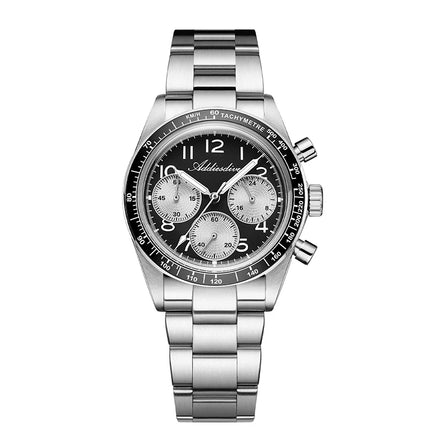 ADDIESDIVE New Chronograph 0S20 Quartz Wristwatch Luxury Men Watch Ceramic Bezel Domed Glass 100m Waterproof BGW9 Luminous