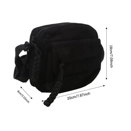 Mini Backpack Square Bag Korean Version Fashionable Sweet Shoulder Bag Female's Schoolbag Stylish  Simple Crossbody Bag Casual PlatiNum