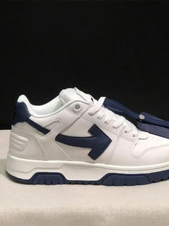New Arrival Color Block Board Shoes Arrow Patchwork Decoration Lace-up Sneakers Off White Style Non-slip Casual Sports Footwear