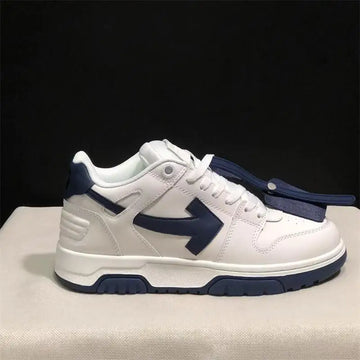 New Arrival Color Block Board Shoes Arrow Patchwork Decoration Lace-up Sneakers Off White Style Non-slip Casual Sports Footwear